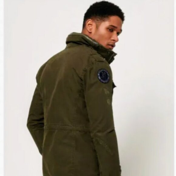 Superdry International Rip & Repair Military Jacket.size M - Picture 3 of 12